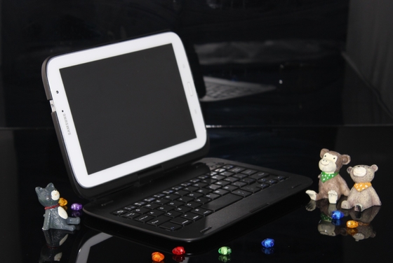 Het Toetsenbord van Samsung Galaxy Note 8,0bluetooth, Zwart bluetooth draadloos toetsenbord